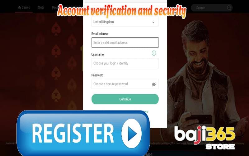 Account verification and security