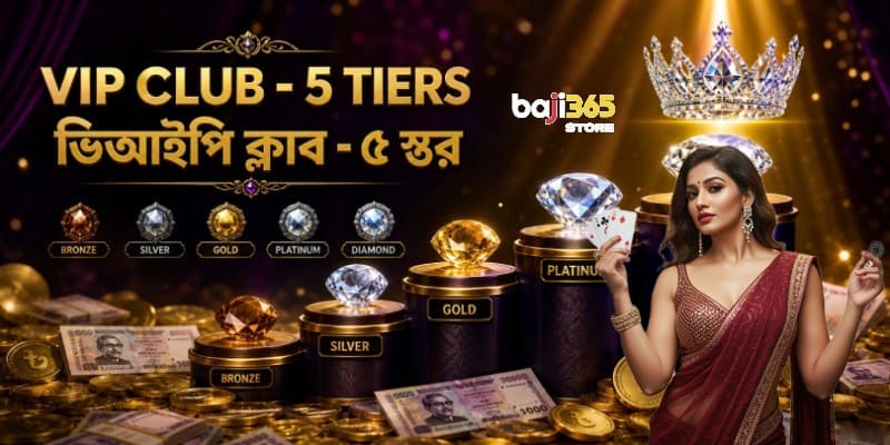 Baji VIP Club — Five Tiers of Loyalty Rewards
