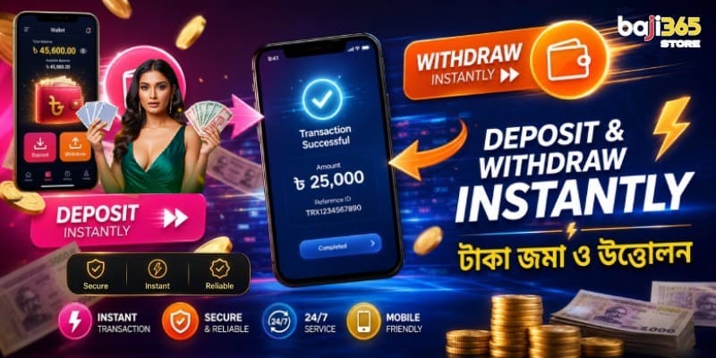 How to Deposit and Withdraw on Baji365 Using bKash & Nagad?