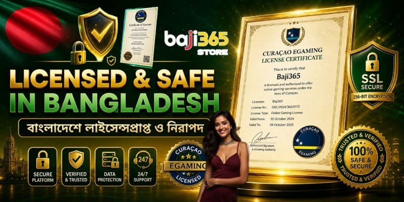 Is Baji365 legit and legal in Bangladesh?