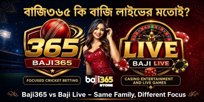 Is Baji365 the same as Baji Live?